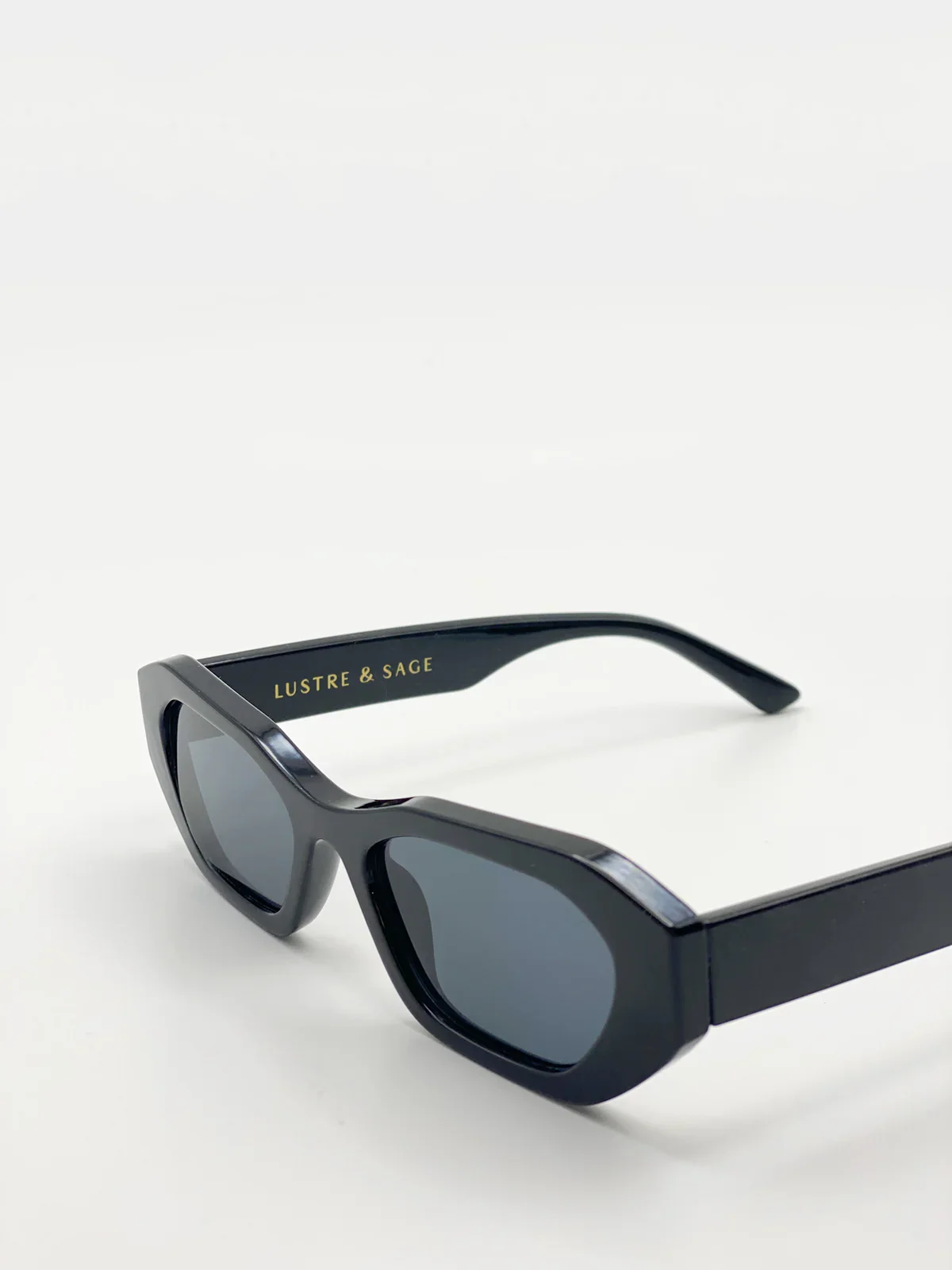 Laila Square Frame Sunglasses – Black - Image 6